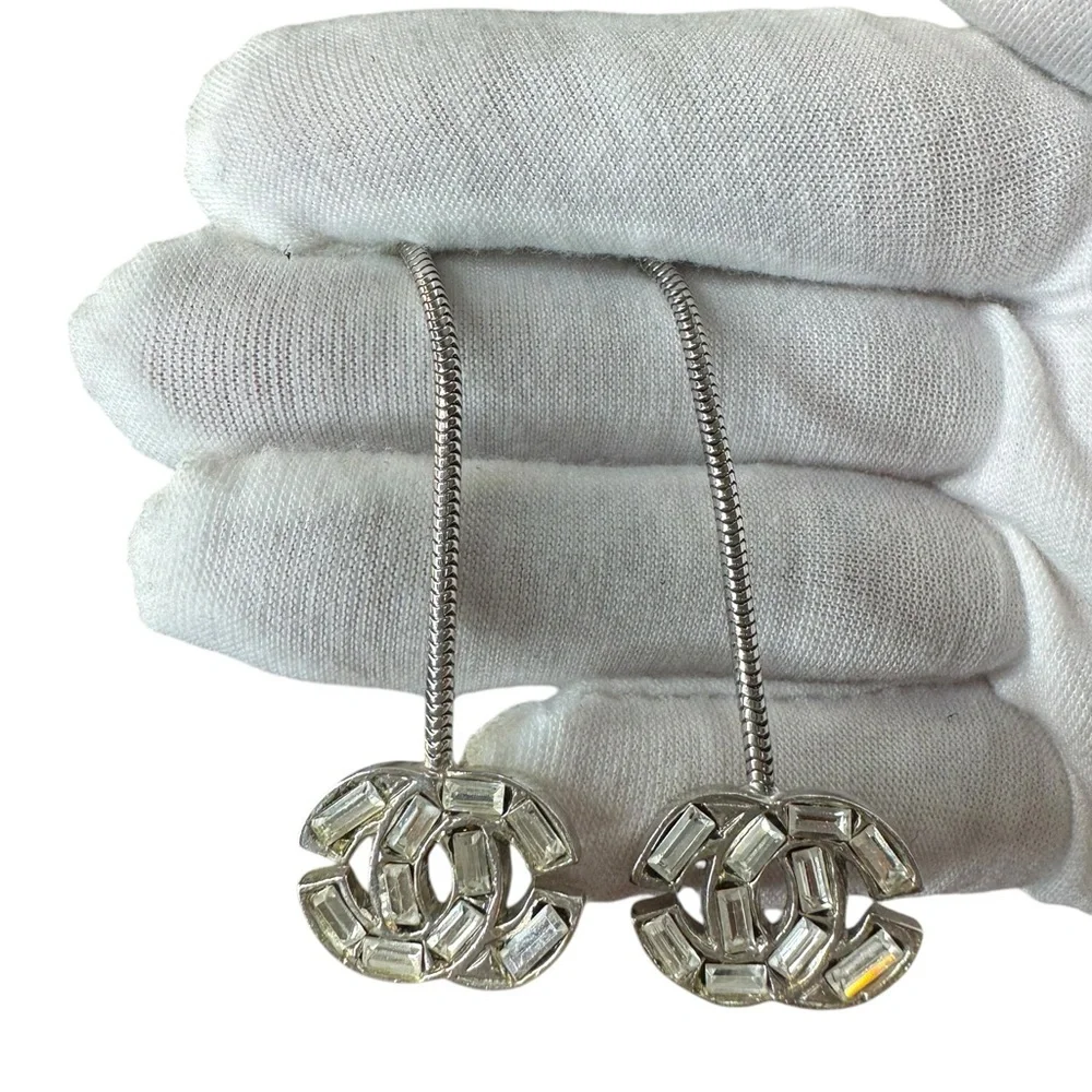 Chanel Silver Earrings - Picture 7 of 7